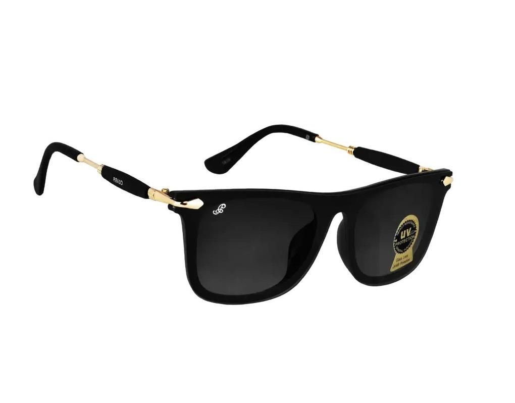 UV Protection Wayfarer Sunglasses (32) (For Men & Women, Black)